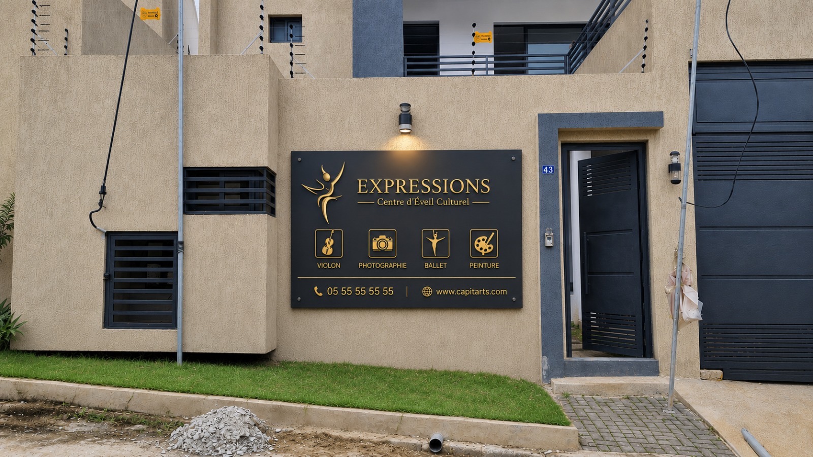 Façade et enseigne Expressions